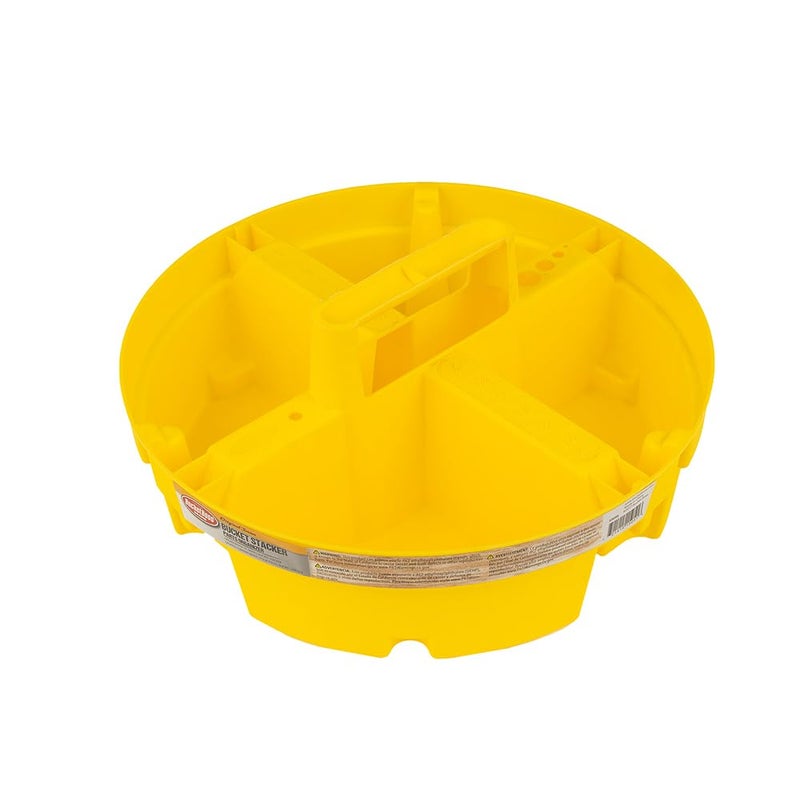 Bucket Boss - Bucket Stacker Small Parts Organizer, Bucket Organization (15051) , Yellow - Image 1